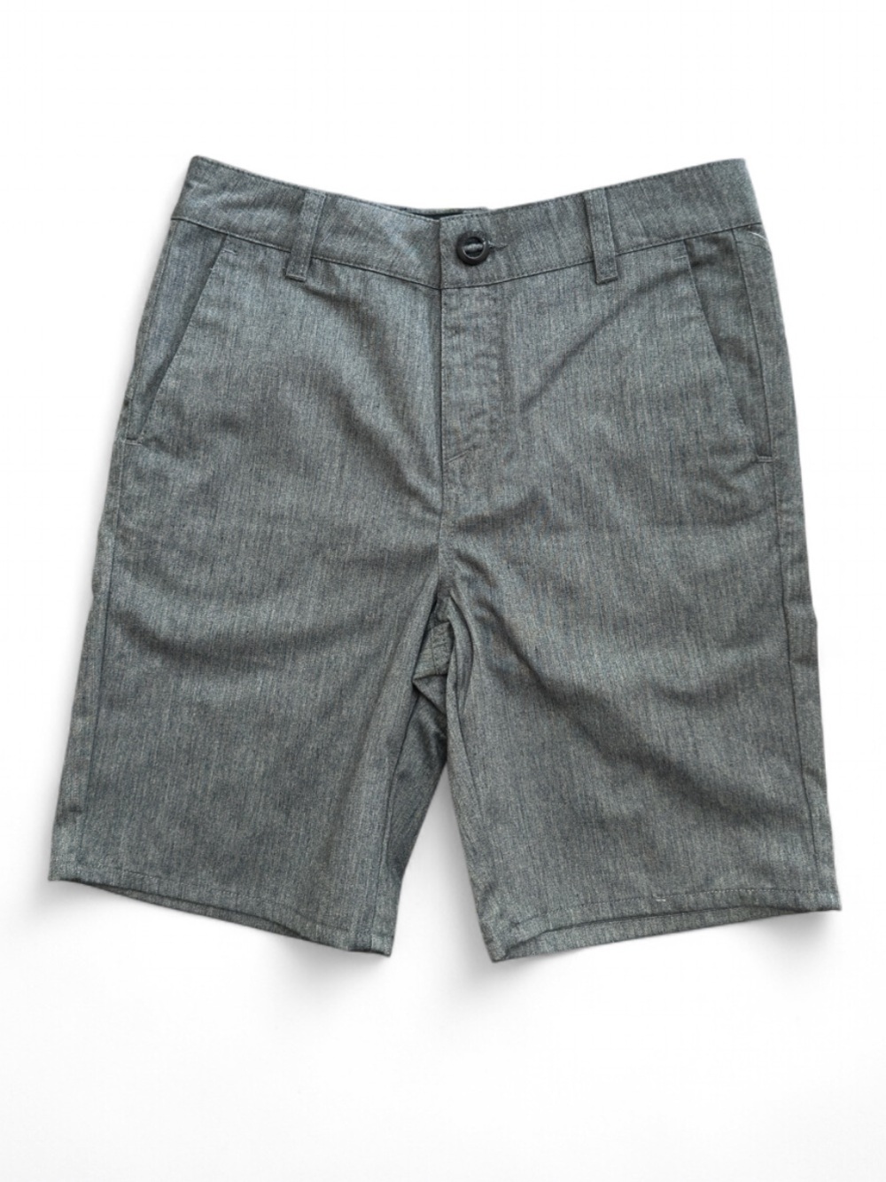 Volcom Heather Gray Flat-Front Shorts Size Boys 14Y (NWT)